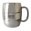 Double Stainless Steel Beer Mug - 14 Oz.